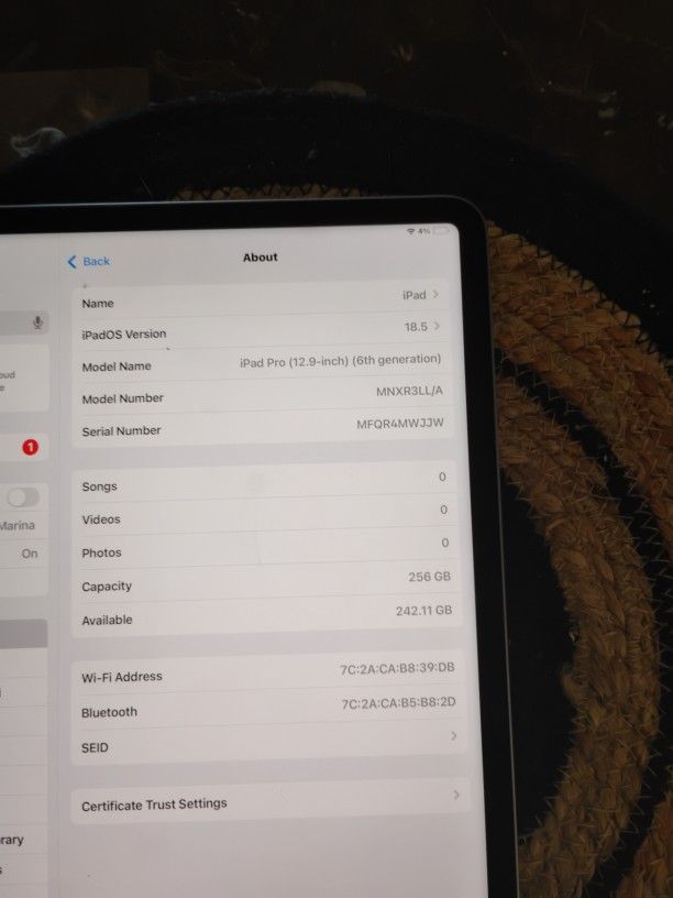 IPad Pro 12.9 6th Gen