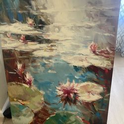 Lilly Pad Canvass Large 30x40