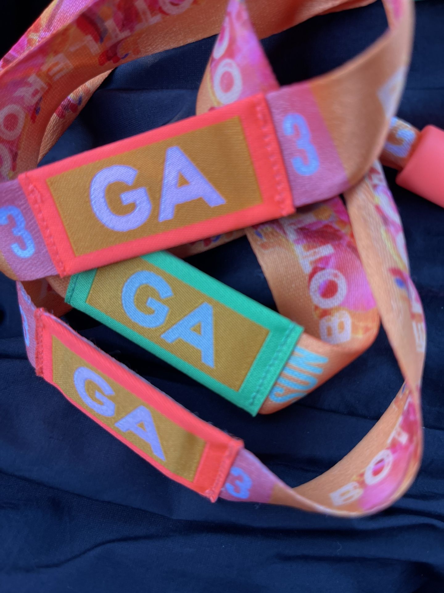 BottleRock Sunday Ga Wristbands For Sale