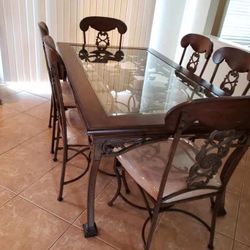 Ashley Dining Table With 6 Chairs