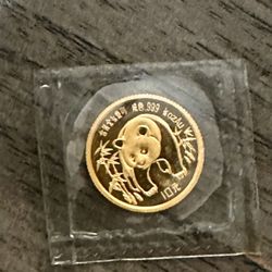 1986 1/10 Oz. Chinese Mint Gold