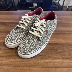 Vans x Nintendo - Chukka Low - Checker Super Mario Bros Gray - Men’s 14