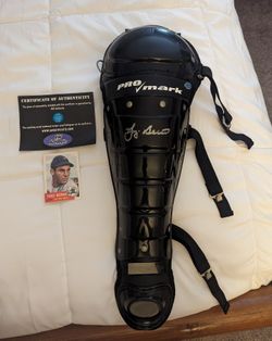 Signed Shin Guard- Yogi Berra