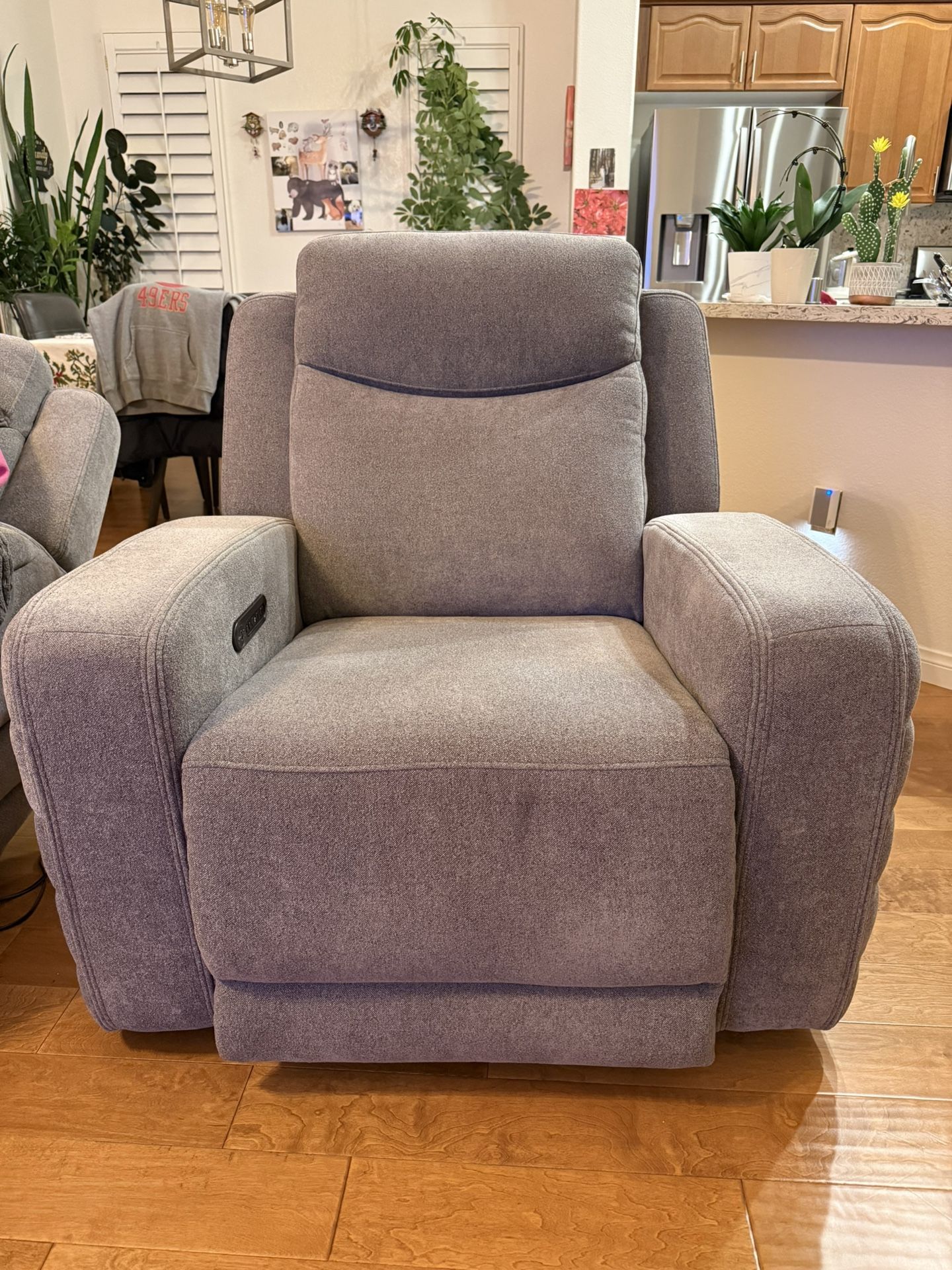 Kristian Fabric Power Recliner Chair