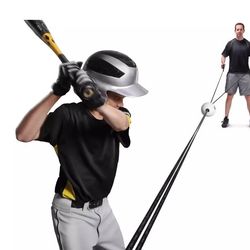 Zipline baseball - batting practice 