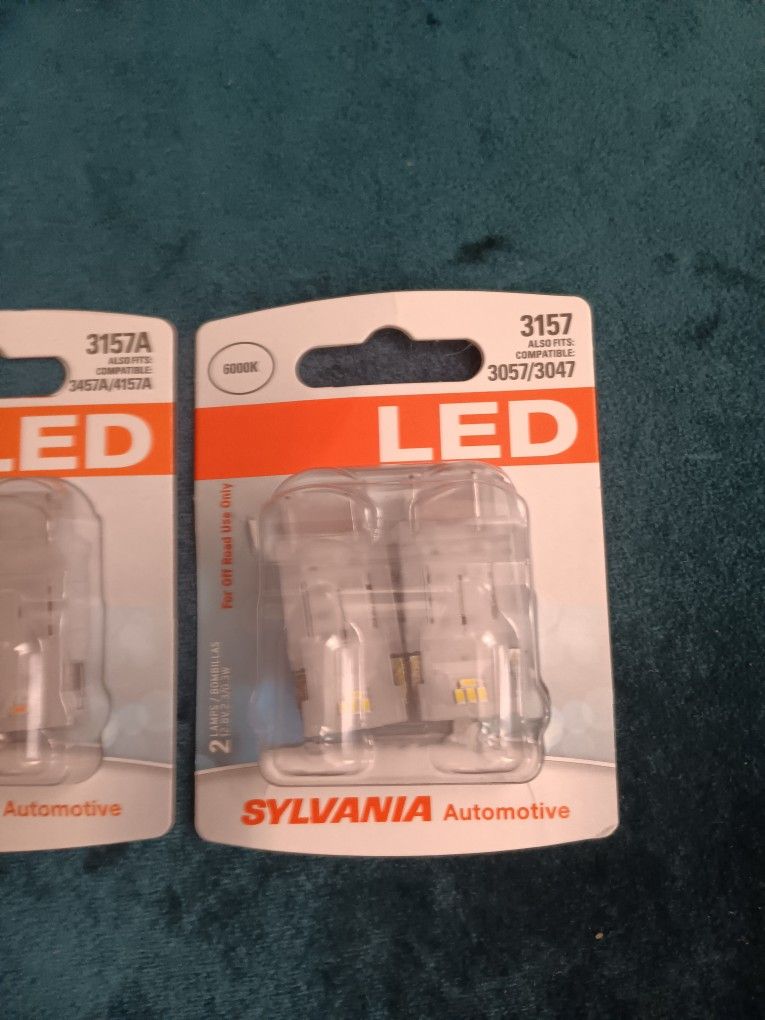 SYLVANIA LED 3157A BULBS, LIGHT, LAMPS AUTOMOTIVE