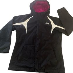 The North Face 3 in 1 Jacket Youth Girl XL 18 Long Sleeve Full Zip HyVent