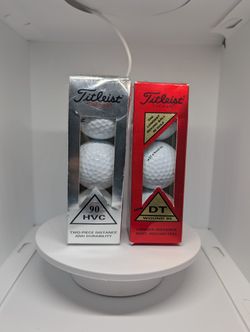 2 Pack TITLEIST GOLF BALLS DT/HVC