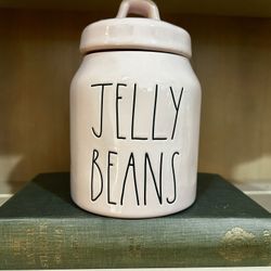 Ceramic Rae Dunn Jelly Beans Jar