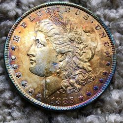 1885 Morgan Silver Dollar 