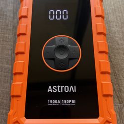 Jump Starter With Built-in Air Compressor