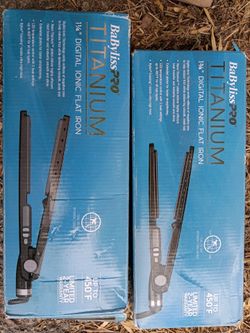 2 babybliss flat iron