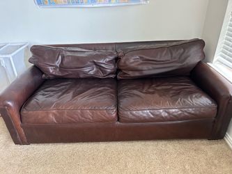 Leather Couch and Chair