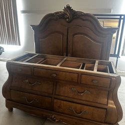 Solid Wood Armoire 