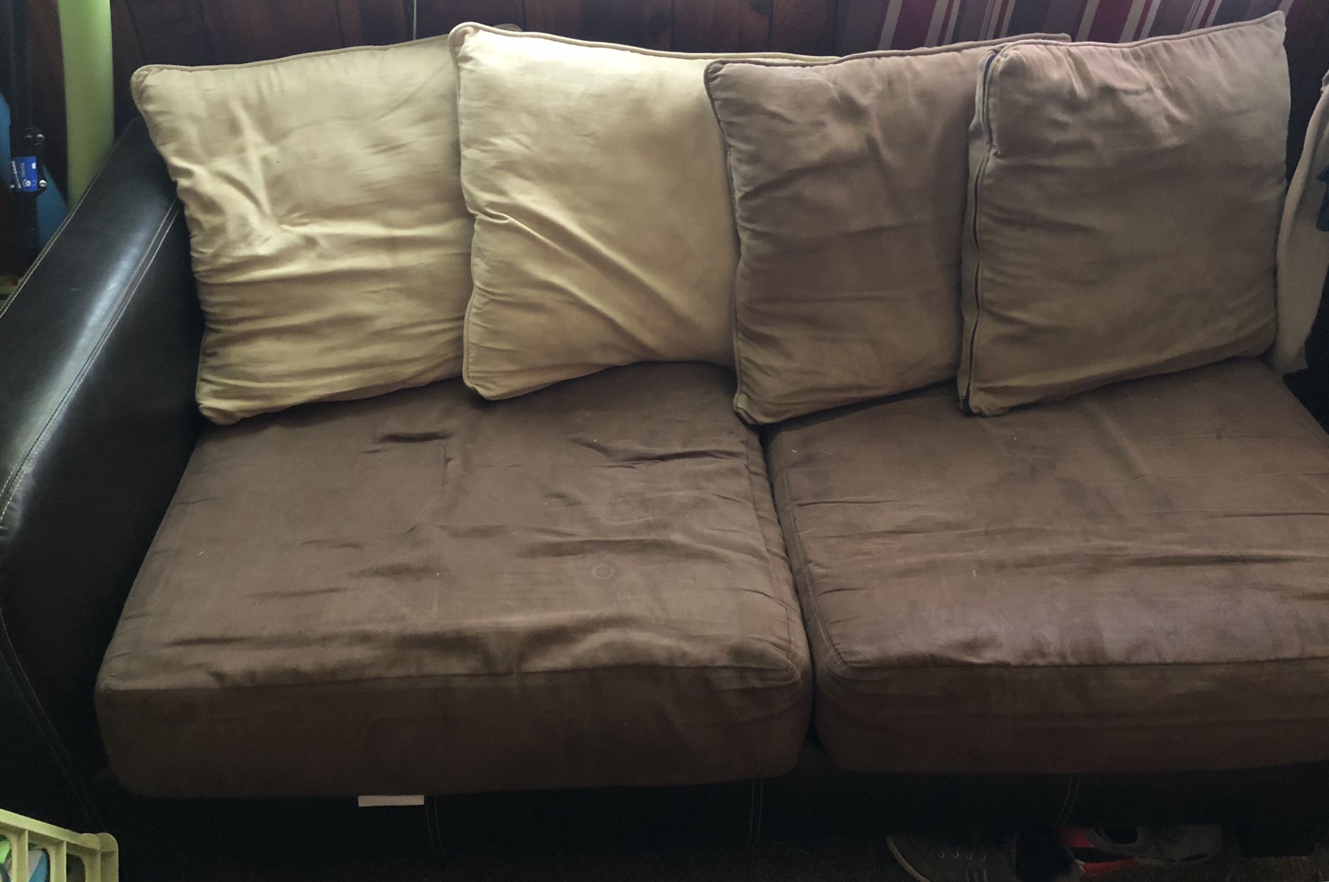 Part of a sectional couch