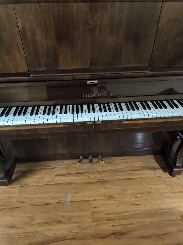 Upright  Straus Piano 