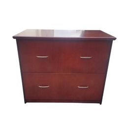 Two Drawer Lateral File Cabinet $80 (Good Condition)