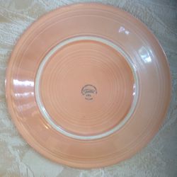 Vintage Genuine Fiesta Apricot Dinner Plate 10-1/2"