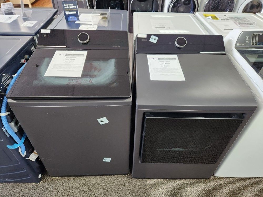 LG Washer 5.5 Cu.ft And Dryer 7.3 Cu Ft Set