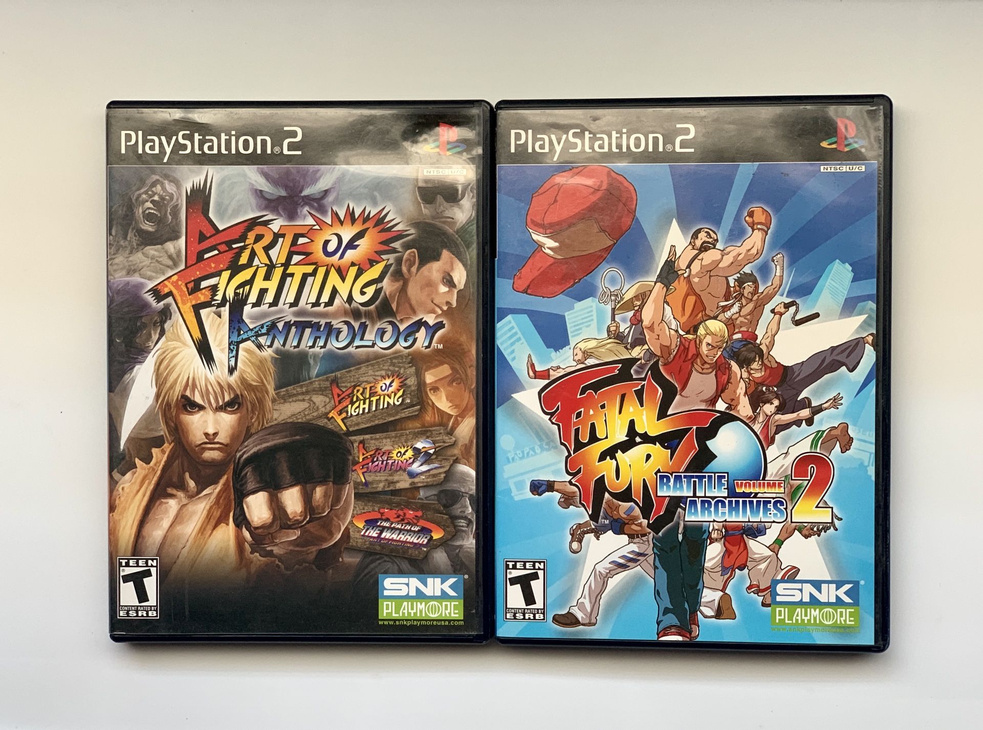 PS2 Art of Fighting Anthology & Fatal Fury Battle Archives Vol. 2