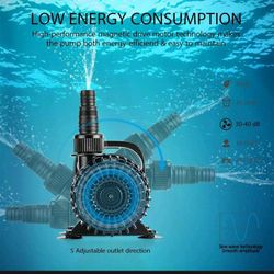 VIVOHOME Electric Submersible Water Pump Pond Pool Fountain Fish Tank Aquarium