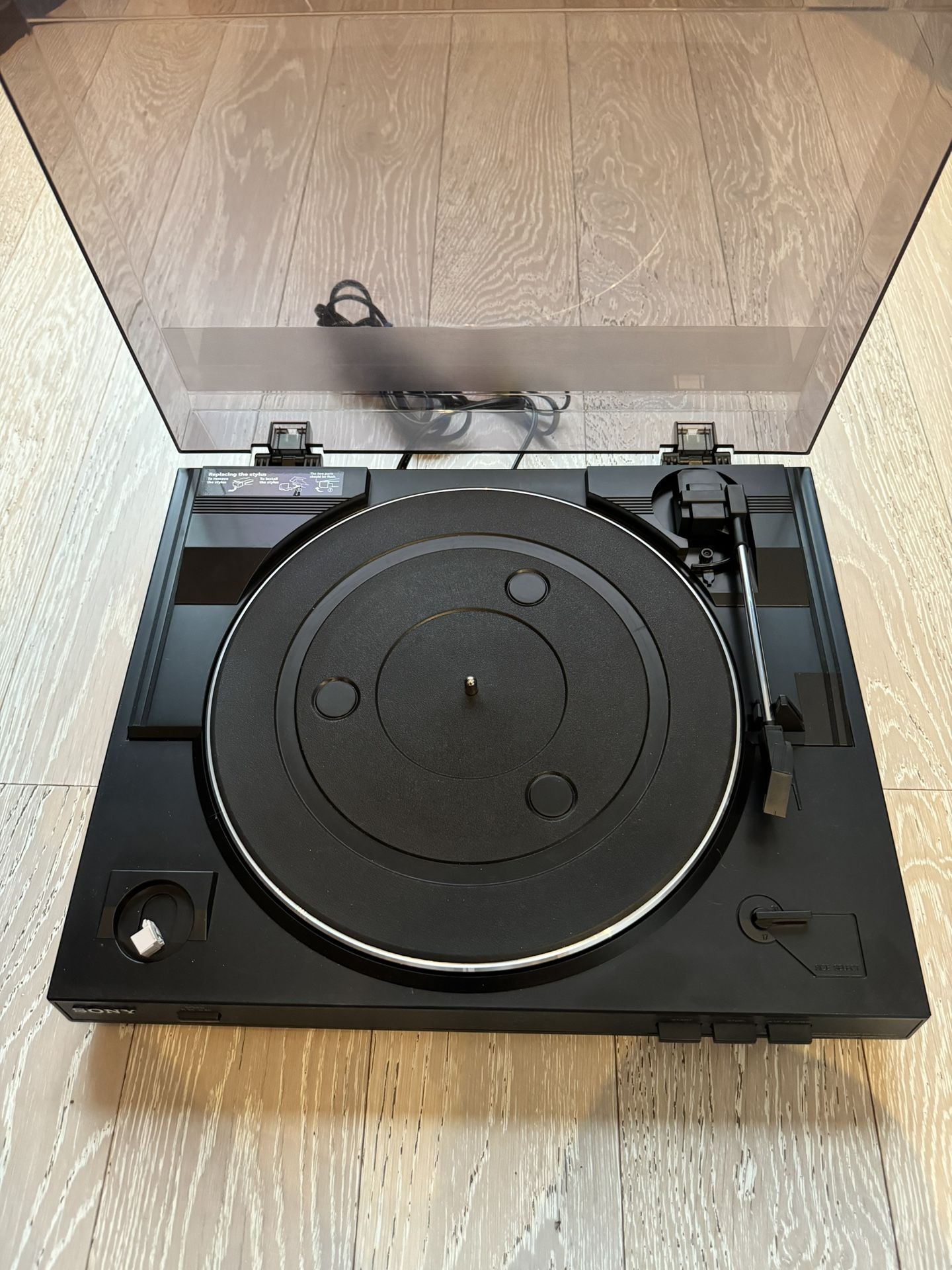 Sony STEREO FULL AUTOMATIC TURNTABLE SYSTEM PS-LX250H