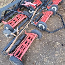 Reel Mower,  Gang Reel.