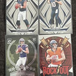 Rookie QB Lot - Drake Maye, Caleb Williams, Bo Nix, JJ McCarthy 