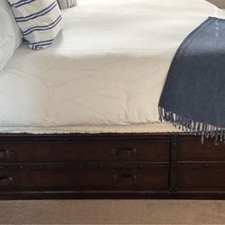 Solid Wood Bedroom Set – Storage Bed + 10 Drawer Dresser + Nightstand