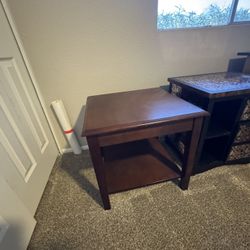 Wood End Table