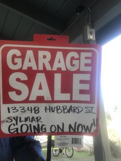 Yard sale today 8am -3pm