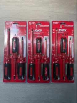 Milwaukee Milwaukee 1000-Volt Insulated Screwdriver Set (3-Piece)