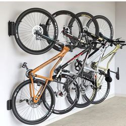 monTEK Swivel Bike Wall Mount, Bike Hangers for Garage, Space-Saving Vertical Bike Rack, Sturdy Bike Storage Rack Holds Up to 66lbs, Easy to Install, 
