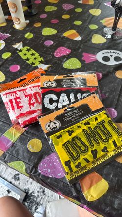 Halloween fright tape