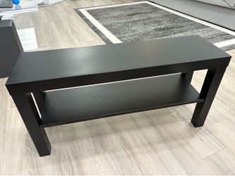 Black IKEA LACK TV Unit (35 3/8 x 10 1/4 x 17 3/4")