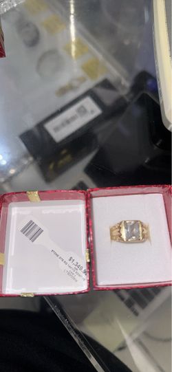 14k stone ring