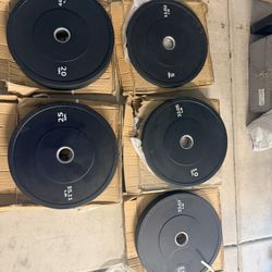 Brand New Bumper Plates In The Box