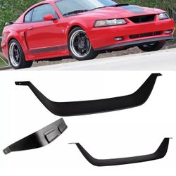 1(contact info removed) Ford Mustang Mach 1 Lower Bottom Front Grille Delete Panel Black