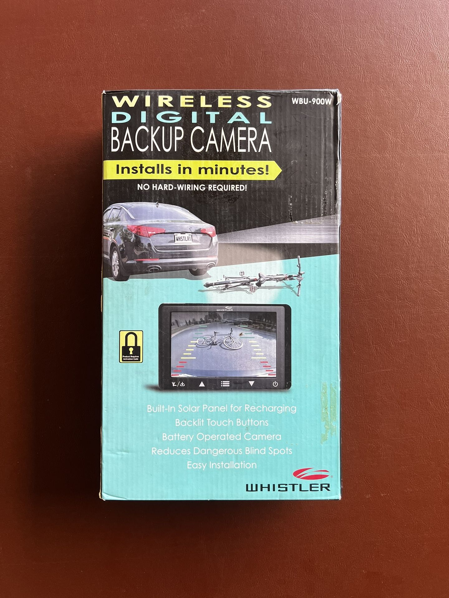 Whistler Wireless Digital Backup Camera NEW-OPEN BOX