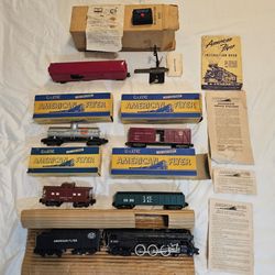 Old American Flyer train set collection