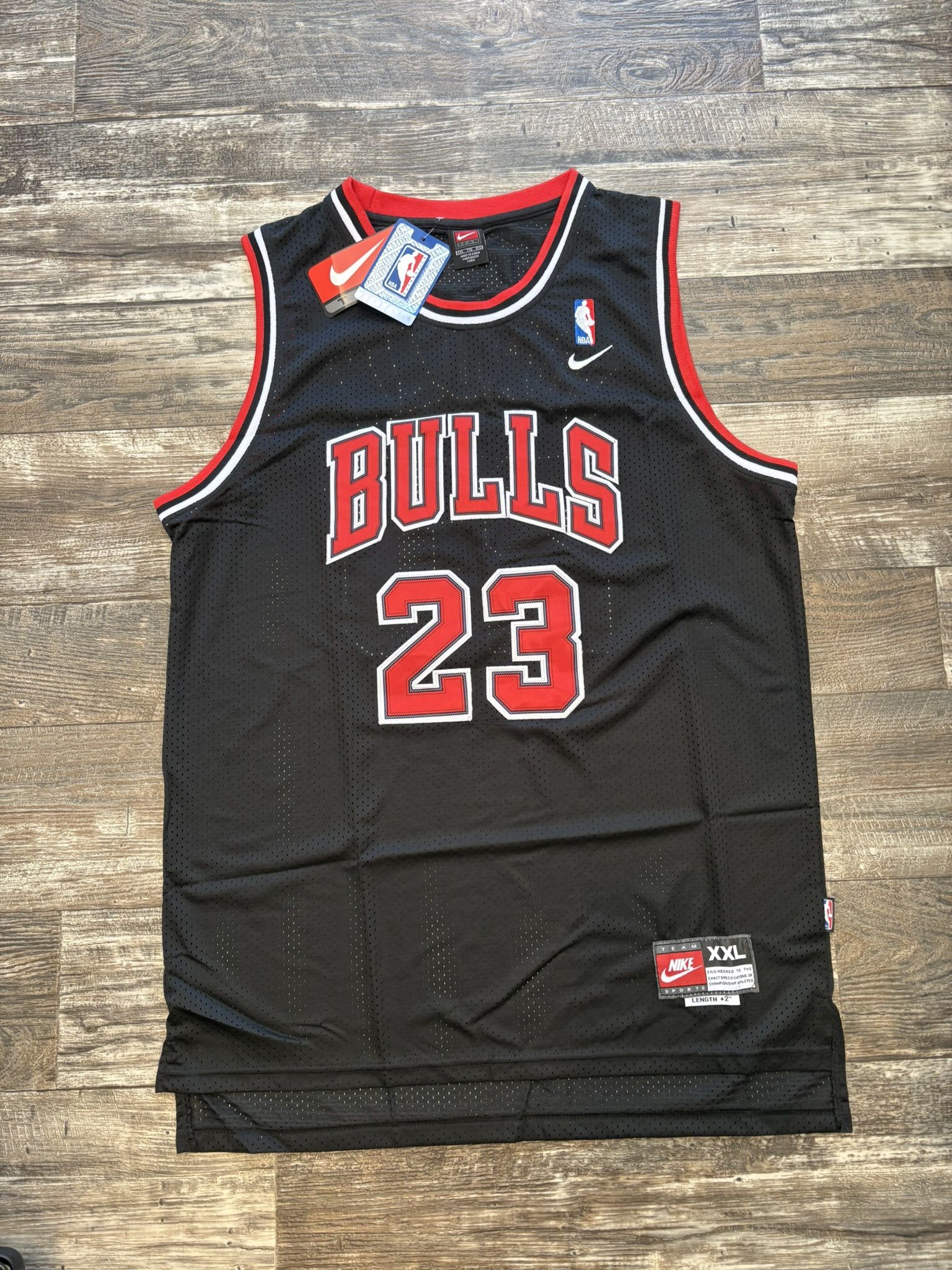 Michael Jordan (all Sizes) Black/red Throwback Classic Chicago Bulls Basketball Jerseys