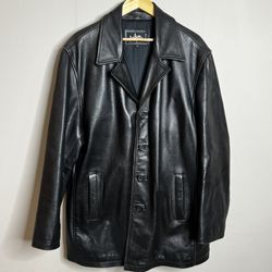 Anjum Collection Genuine Leather Jacket Coat Men XL