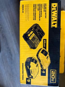 Dewalt 4AH and 5AH battery starter kit/juego de motor de arranque de batería de 4AH y 5AH
