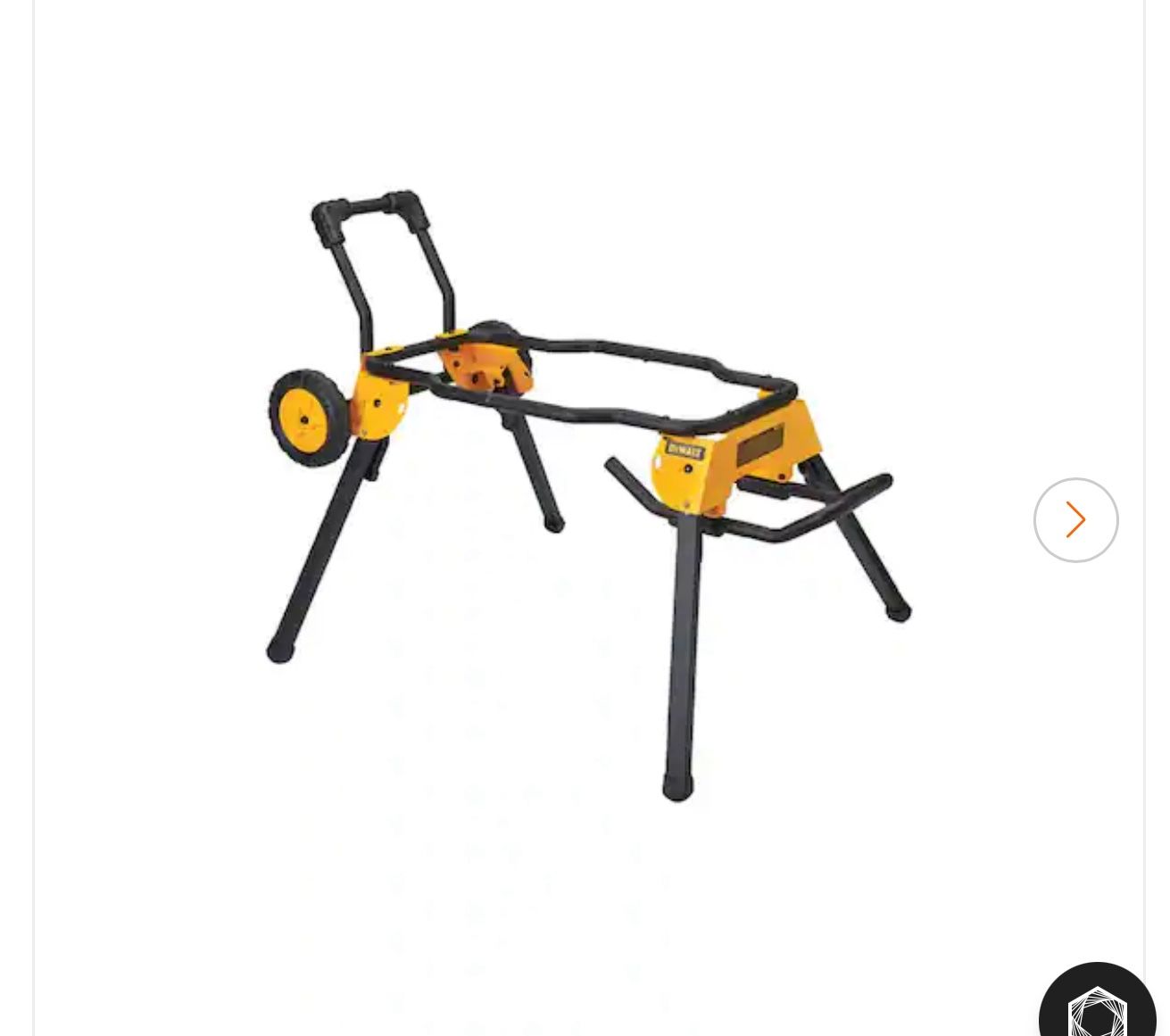 DEWALT ROLLING TABLE SAW (new)