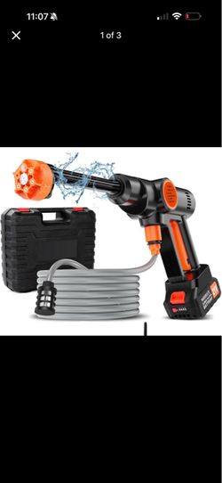 Cordless portable pressure washer