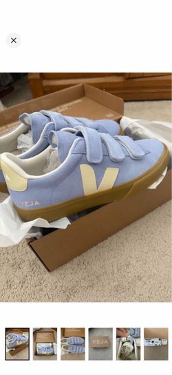 Veja Recife Suede Sneakers Light Blue
