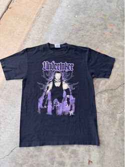 Vintage 2007 WWE Undertaker Purple Graphic T-Shirt Size Large