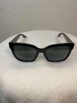 🔥 GUCCI GG0034SN 002 Sunglasses Black Green Red Grey Gradient Rectangle Women