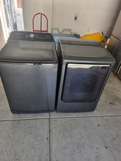 Samsung Toploadwasher and electric dryer