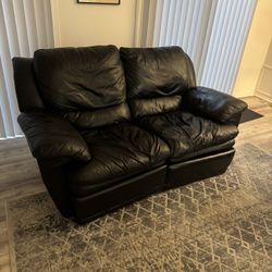 Leather Recliner Couch 
